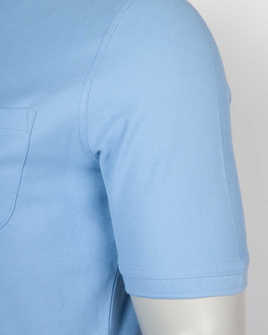 Polo pour homme grand bleu ciel