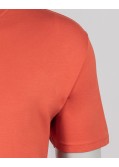 Tee-shirt col V jersey grande taille orange