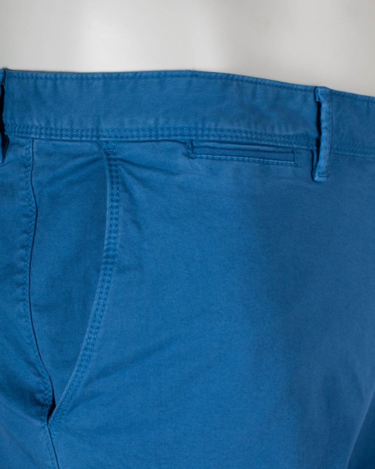 Short chino grande taille bleu