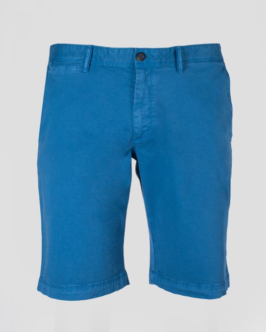 Short chino grande taille bleu