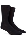 Chaussettes grises pur fil d'Ecosse 100% coton : grande taille du 46 au 51