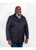 Imperméable grande taille bleu marine