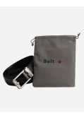 Ceinture automatique cousue grand taille noir