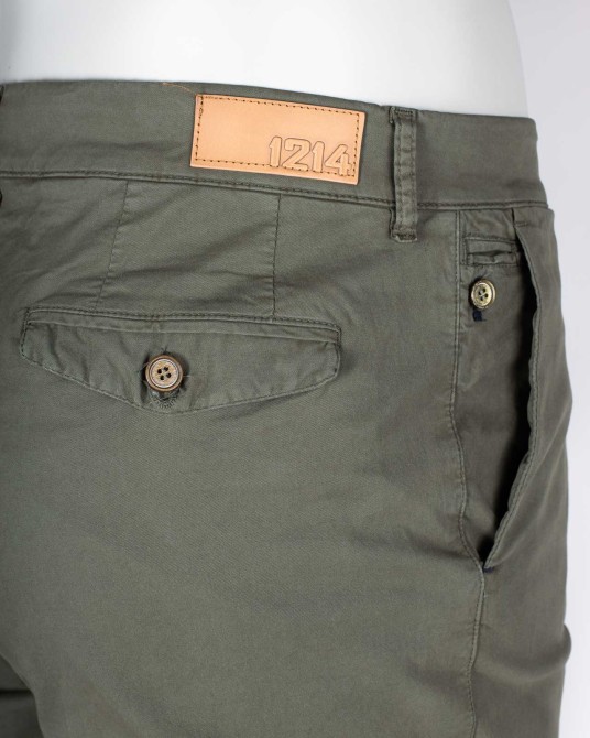 Pantalon chino vert kaki pour Homme Grand