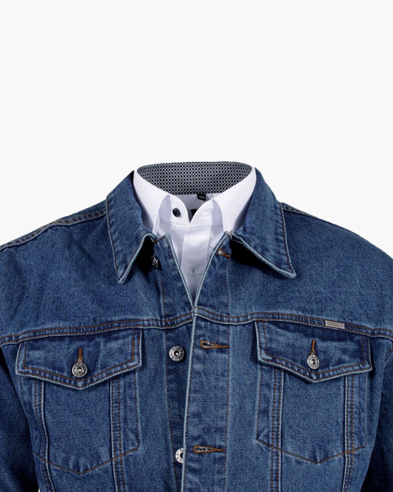 Veste jean cheap homme grande taille