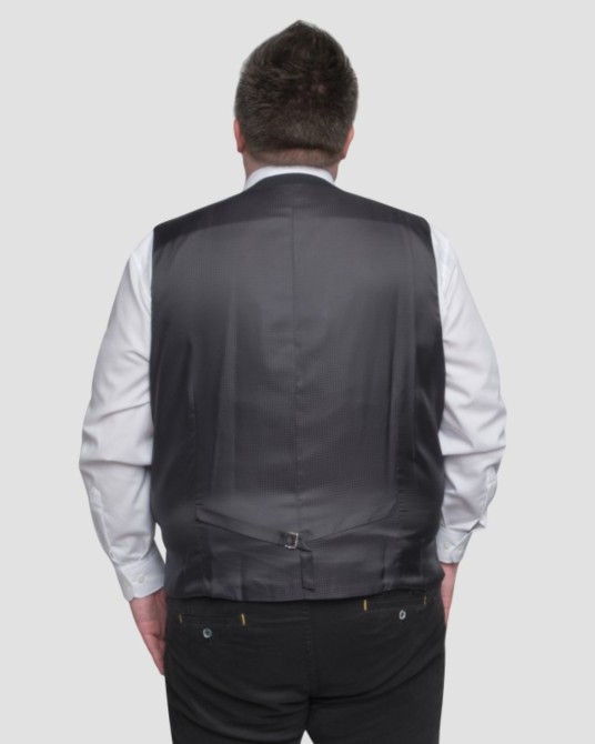 Gilet de cérémonie grande taille noir