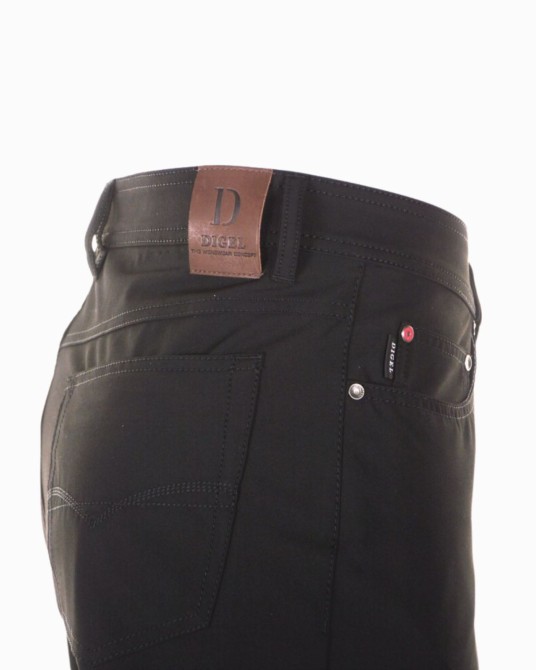 Pantalon micro-fibre grande taille noir