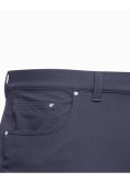 Pantalon 5 poches micro-fibre grande taille bleu marine