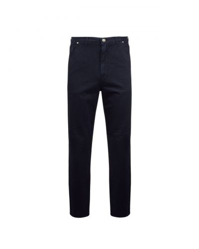 Pantalon 5 poches grande taille bleu marine