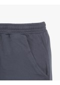 Short jogging en coton grande taille bleu marine