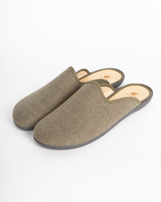 Slip on canvas grande taille vert kaki