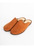 Slip on en suede grande taille brique