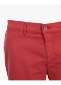 Short chino tencel grande taille rouge