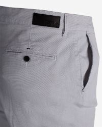 Short chino grande taille gris