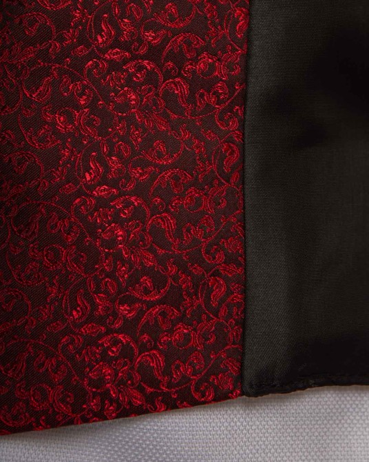 Ensemble cérémonie baroque grande taille rouge