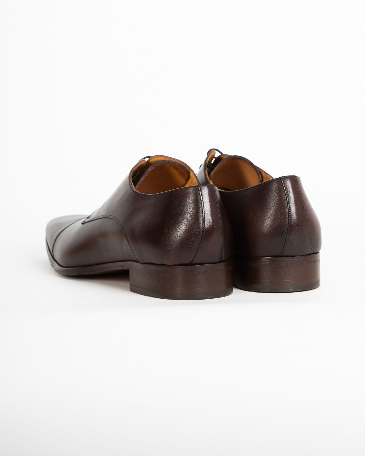 Paul Edwards Chaussures derby en cuir homme grande taille marron