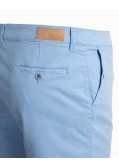 Short chino tencel grande taille bleu ciel