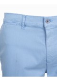 Short chino tencel grande taille bleu ciel