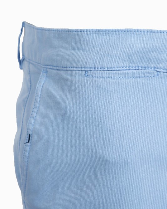 Short chino tencel grande taille bleu ciel