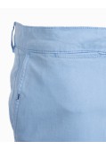 Short chino tencel grande taille bleu ciel