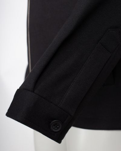 Blouson doublé grande taille noir