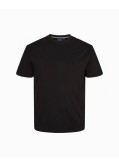 Tee Shirt uni noir pour Homme Grand