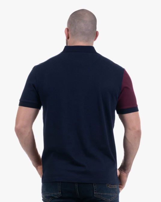 Polo jersey Barbarian grande taille bleu marine