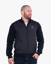 Gilet matelassé zippé grande taille noir