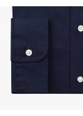 Chemise popeline grande taille bleu marine