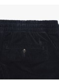 Pantalon velours grande taille bleu marine