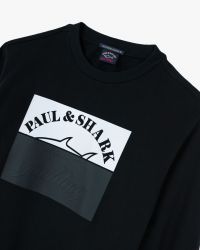 Sweat col rond grande taille noir