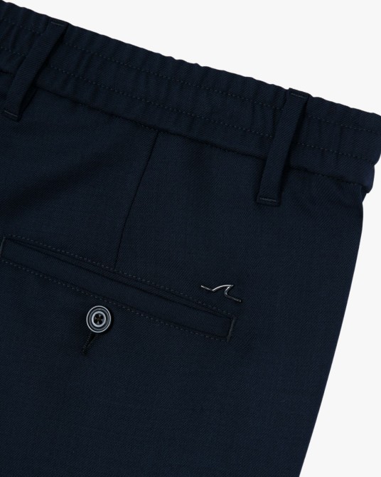 Pantalon cargo grande taille bleu marine