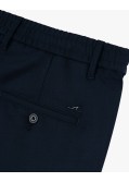 Pantalon cargo grande taille bleu marine