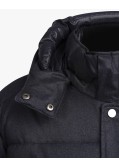 Parka longue grande taille bleu marine