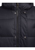 Parka longue grande taille bleu marine