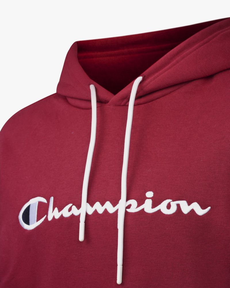 Pull champion best sale rouge a capuche