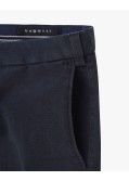 Pantalon chino structuré grande taille bleu marine