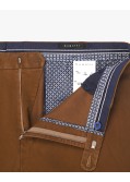 Pantalon chino structuré grande taille marron