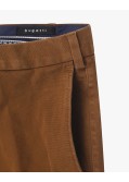 Pantalon chino structuré grande taille marron