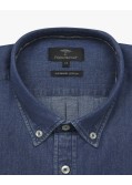 Chemise en jean manches extra-longues 72 cm bleu indigo