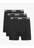 Pack de 3 boxers long grande taille noir