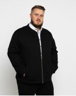 Blouson doublé grande taille noir