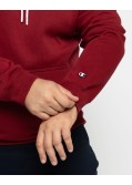 Sweat à capuche grande taille rouge