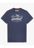 Tee shirt Springfield grande taille bleu