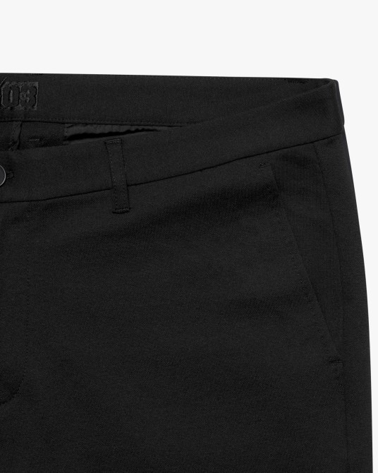 Pantalon chino grande taille noir