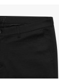 Pantalon chino grande taille noir