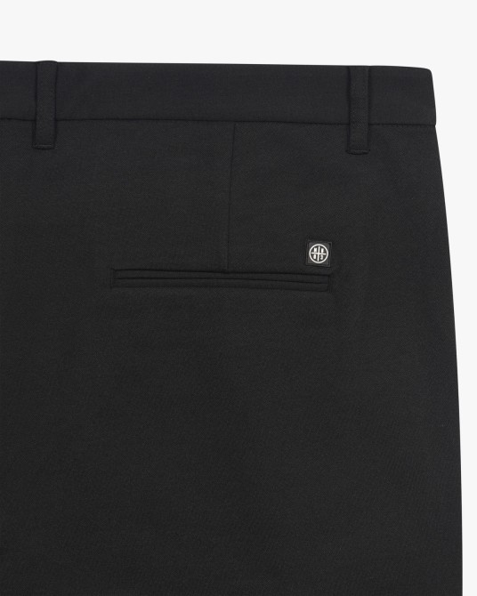 Pantalon chino grande taille noir