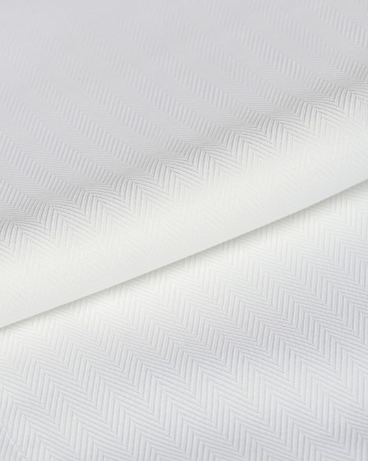 Chemise chevron non iron manches extra-longues 72 cm blanc