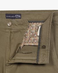 Pantalon chino taupe pour homme grand