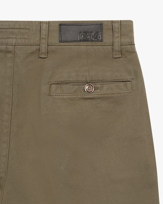 Pantalon chino taupe pour homme grand